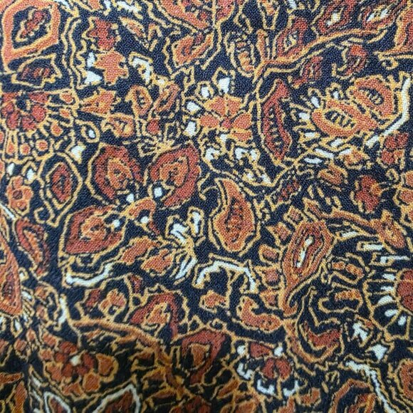 Treasure & Bond Brown Paisley Puff Sleeve Blouse L – NWT 100% Cotton - Picture 10 of 10